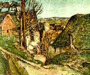 Paul Cezanne den hangdes hus oil